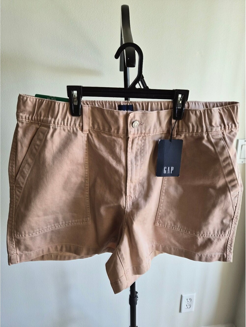 GAP Women's Pink Cotton Utility Shorts XL 0173